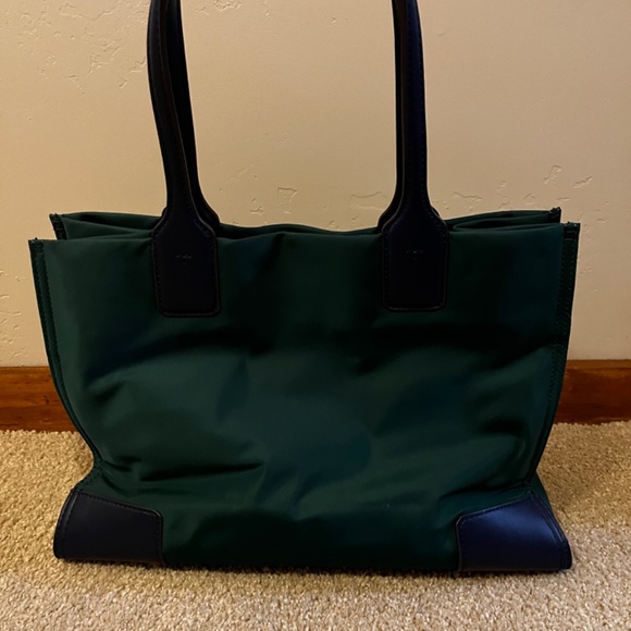 Tory Burch Green and Black Tote Bag - Picture 7 of 11
